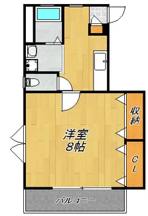 グラチエスヴィント【2階】の間取り