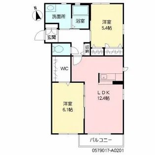 フレンドリープラザII【2階】の間取り