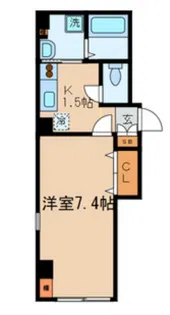 HOKUSAI.B.L.D【2階】の間取り