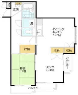 関パークレジデンス【1階】の間取り