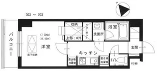 エムゼックルネス横須賀中央【5階】の間取り