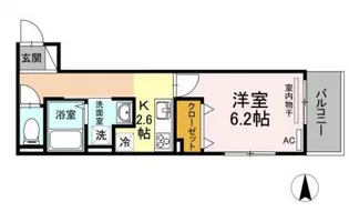 リッツ レジデンス A棟【1階】の間取り