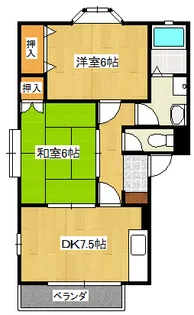 レジデンス やまと【1階】の間取り