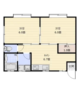 コンフォート24【1階】の間取り