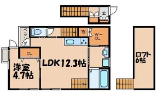 ラッフルズサンクチュアリー at 天神川【3階】の間取り