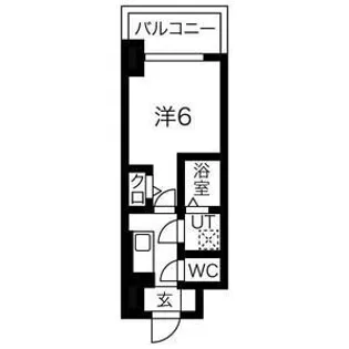 エスリードレジデンス梅田マークス【6階】の間取り