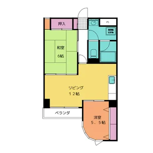 コーポホリウチ【1階】の間取り