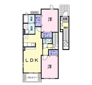 グレイスガーデン【2階】の間取り