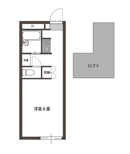 ヒルズアップわたり【2階】の間取り