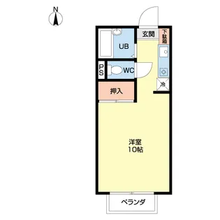 セシカII【2階】の間取り