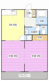 ノーブルビレッヂII【2階】の間取り