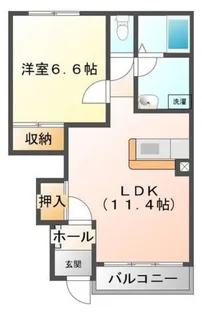 マノリア【1階】の間取り