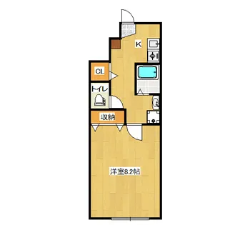 パシフィコ ノヴァ A棟【1階】の間取り