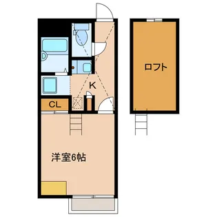 パレット☆さんじの【2階】の間取り