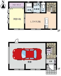 埼玉県本庄市けや木2【一戸建】の間取り