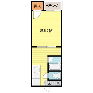 セーラム【2階】の間取り