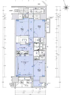 アルファステイツ大手通【7階】の間取り