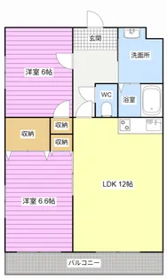 ブローテ曳馬【2階】の間取り