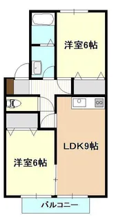 メゾン悠悠A【1階】の間取り