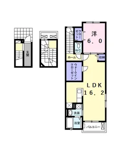 グラース・アビタシオンIV【3階】の間取り