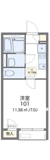 みのまーじゅII【1階】の間取り