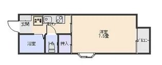 ハイツ明【2階】の間取り