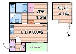 ASK21レジデンス【1階】の間取り