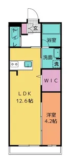 ウィズレジデンス藤枝【2階】の間取り