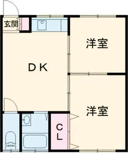 フォレスト牛浜【2階】の間取り