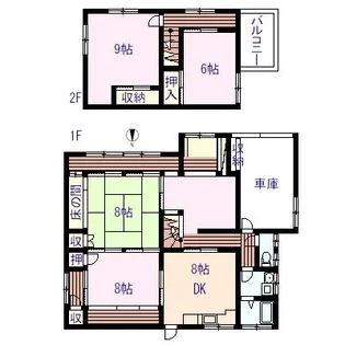 広島県府中市土生町【一戸建】の間取り