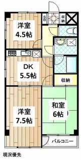 3DKの間取り画像