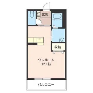 フレッチェル【2階】の間取り