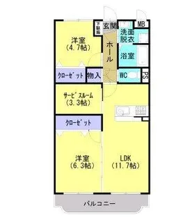 Y・Kストーク【2階】の間取り