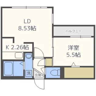 LIEN N9(リアンN9)【4階】の間取り