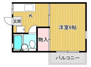 レジデンスシマ【2階】の間取り