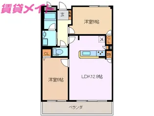 トレンティーノ【3階】の間取り