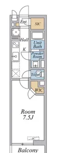 リブリ・フォンテーヌ【2階】の間取り