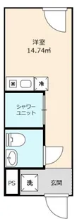 プラッツ西新宿【1階】の間取り