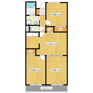 ネオ・プロミネンス【11階】の間取り