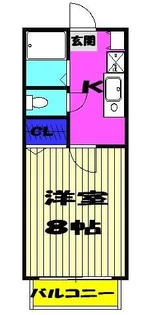 メゾンマロニエ【2階】の間取り