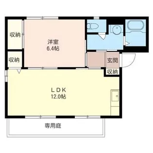 ヴィルドミール・S.SI【1階】の間取り