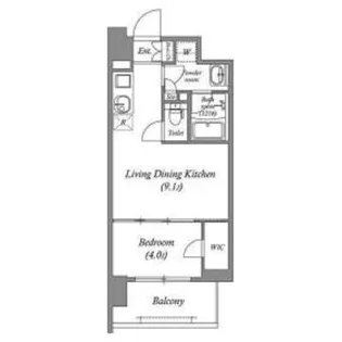 大阪府大阪市北区天満橋1【マンション】の間取り