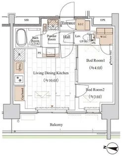 東京都江東区木場6【マンション】の間取り