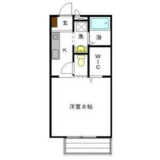 サンガーデン室伏B【2階】の間取り