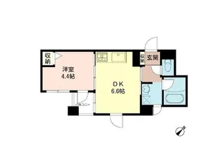 フォレスト弥生【2階】の間取り