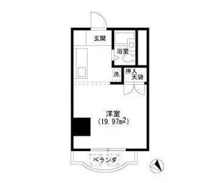 日野屋第2ビル【2階】の間取り