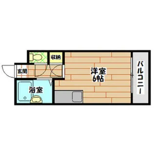 リベラル京橋【5階】の間取り
