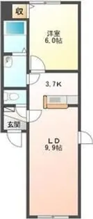 フルハウス八軒【1階】の間取り