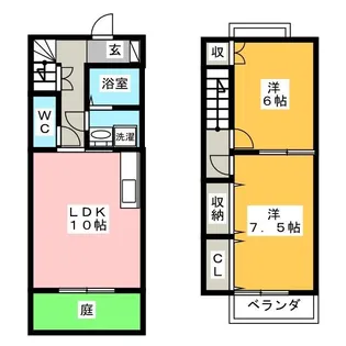 岐阜県岐阜市柳津町南塚2【一戸建】の間取り