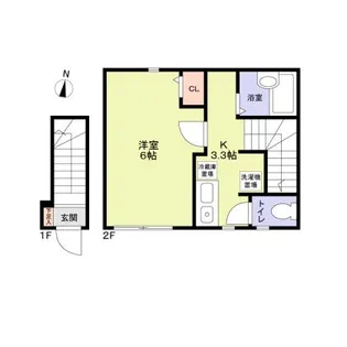 クレフラスト木場【2階】の間取り